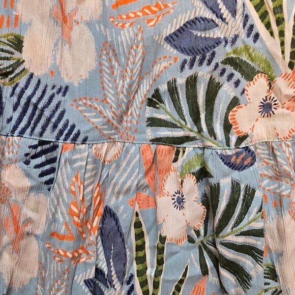 Angie Hawaiian Floral Maxi Dress SZ L - Picture 4 of 5